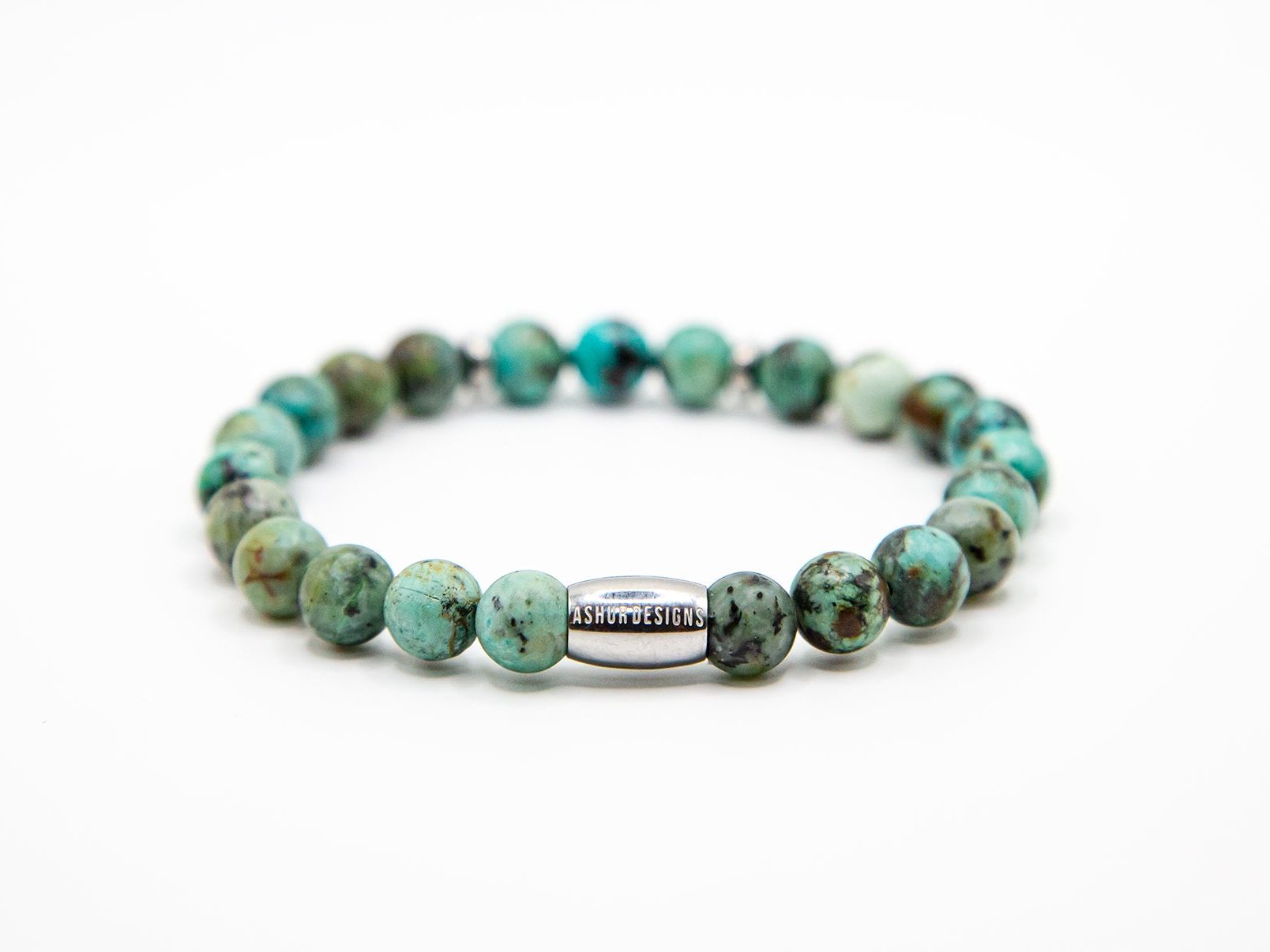 Ashur Designs Natural Gemstone Bracelet African Turquoise